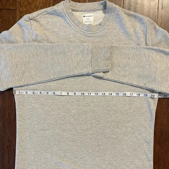 Champion Script Spell Out Pullover Crewneck Sweatshirt - Picture 5 of 8